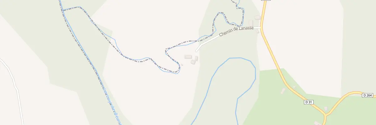 Plan du 180 Che de Lanasse à Saint-Médard
