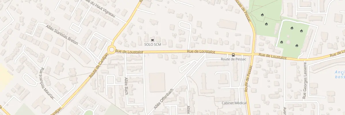 Plan du 52 Rue de Loustalot à Gradignan