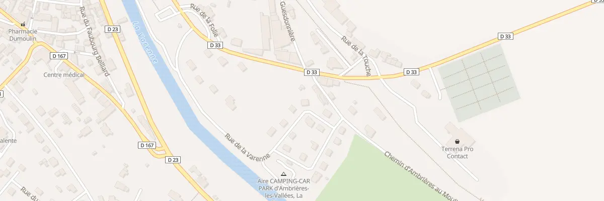 Plan du 19 Rue du Gué de Gesnes à Ambrières-les-Vallées