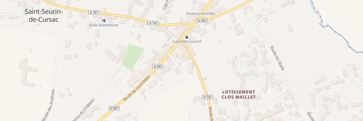 Plan du 6 Rte du Petit Boudeau à Saint-Seurin-de-Cursac
