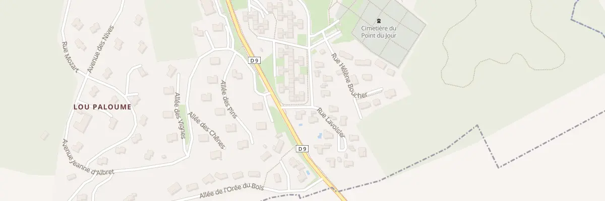 Plan du 7 Rue Lavoisier à Mourenx