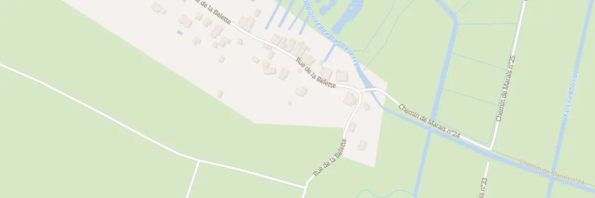 Plan du 64 Rue de la Belette au Vanneau-Irleau