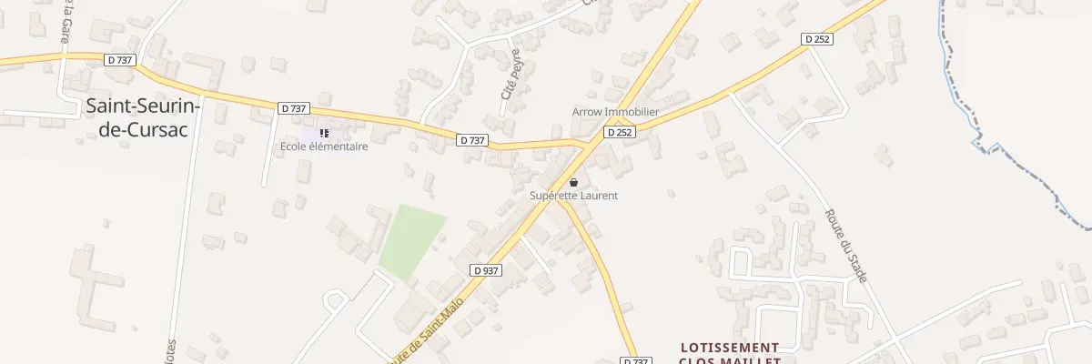 Plan du 53 Rte de Saint-malo à Saint-Seurin-de-Cursac