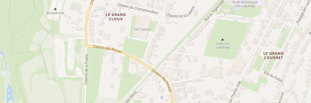 Plan du 57 Rue de l’Epineuil à Saintes