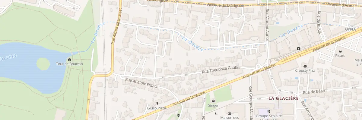 Plan du 47 Rue Theophile Gautier à Mérignac
