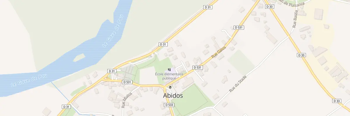 Plan du 5526 Rue Galos à Abidos