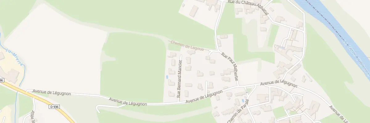 Plan du 10 Rue Bernard Manciet à Oloron-Sainte-Marie