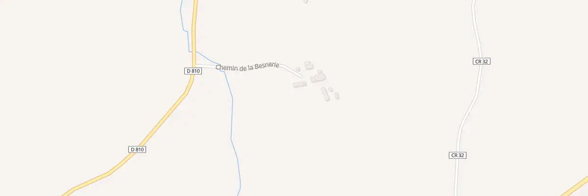 Plan du 2 Che de la Besnerie à Saint-Bômer-les-Forges