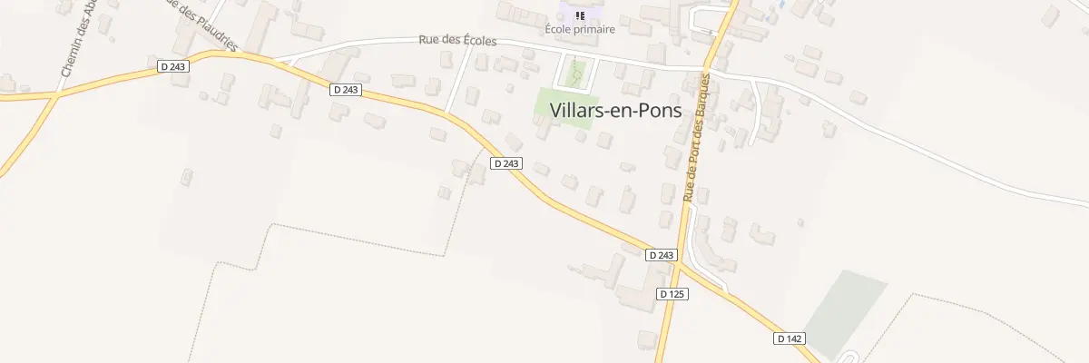 Plan du 10 Rue de la Croix à Villars-en-Pons