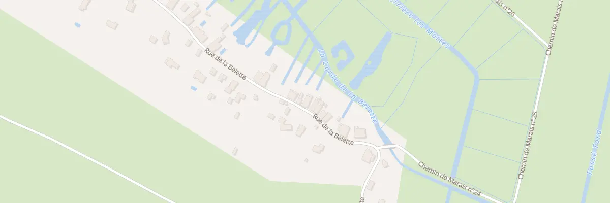 Plan du 63 Rue de la Belette au Vanneau-Irleau