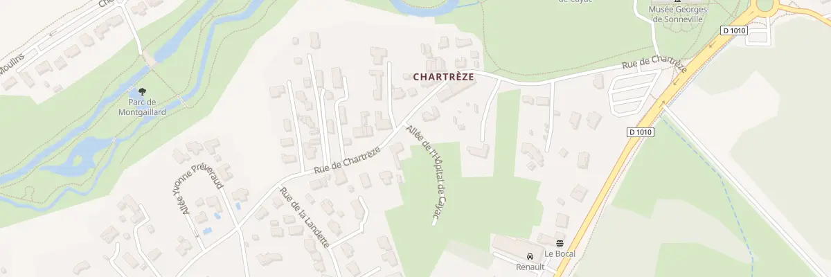 Plan du 36 Rue de Chartreze à Gradignan