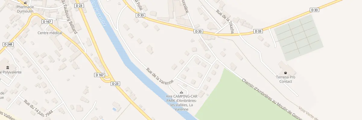 Plan du 15 Rue du Gué de Gesnes à Ambrières-les-Vallées