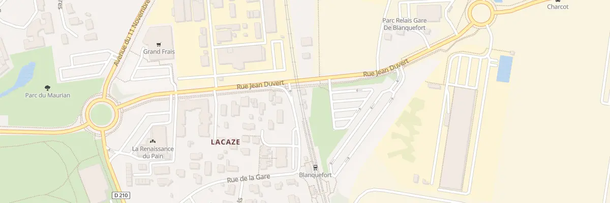 Plan du 33 Rue Jean Duvert à Blanquefort