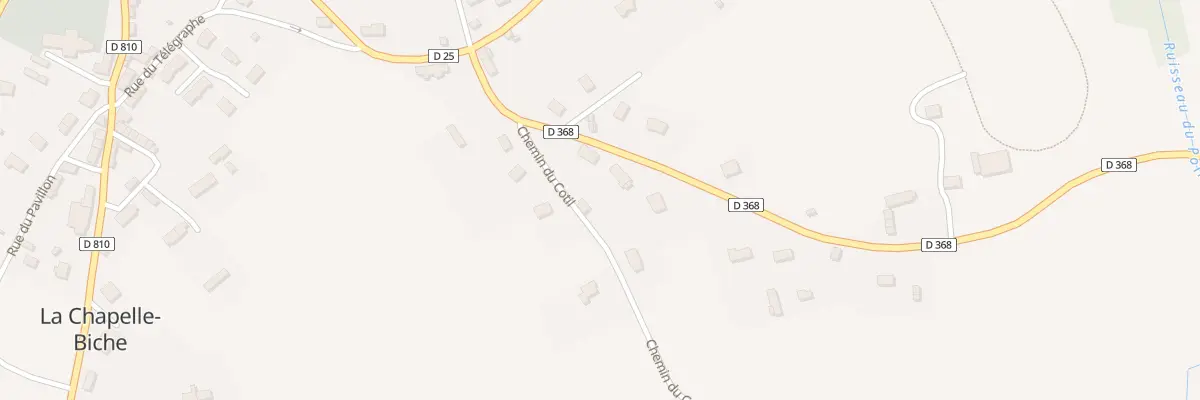 Plan du 2 Le Cotil à La Chapelle-Biche