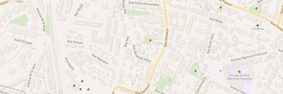 Plan du 38 Rue Alfred de Vigny à Bordeaux