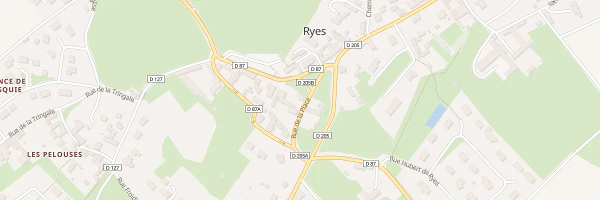 Plan du 5037 Place du Docteur Bernard à Ryes