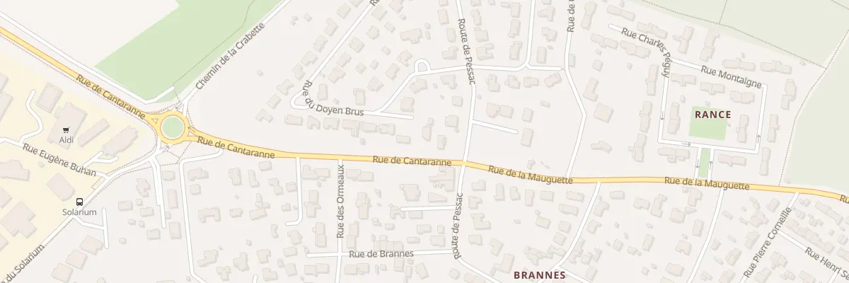 Plan du 8 Rue du Doyen Brus à Gradignan