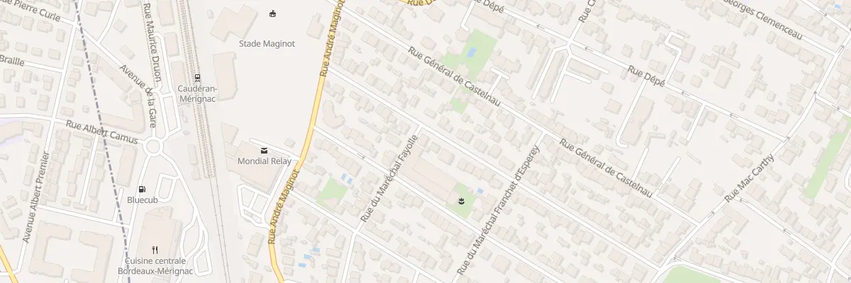 Plan du 48 Rue du Marechal Joffre Caud à Bordeaux