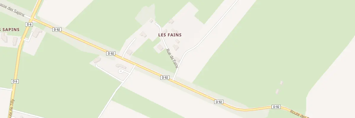 Plan du 5064 Les Fains à Monts-en-Bessin