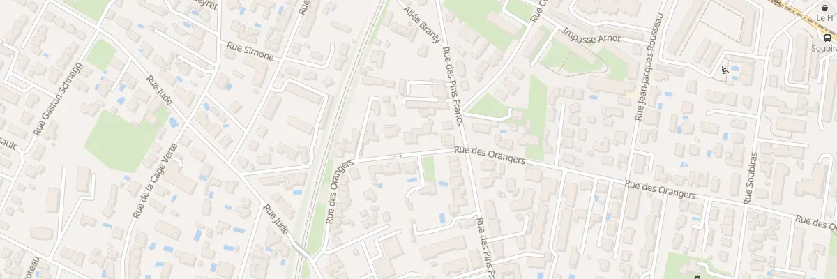 Plan du 189 Rue des Orangers à Bordeaux