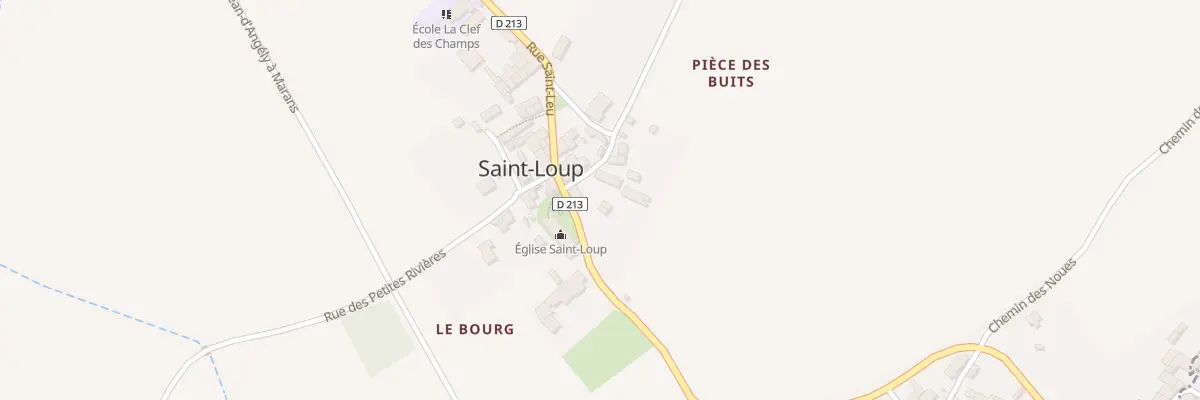 Plan du 4 Rue de la Mairie à Saint-Loup
