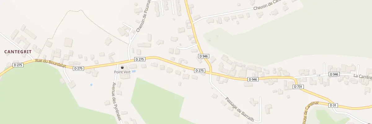 Plan du 38 Rue du Bourdalat à Arthez-de-Béarn