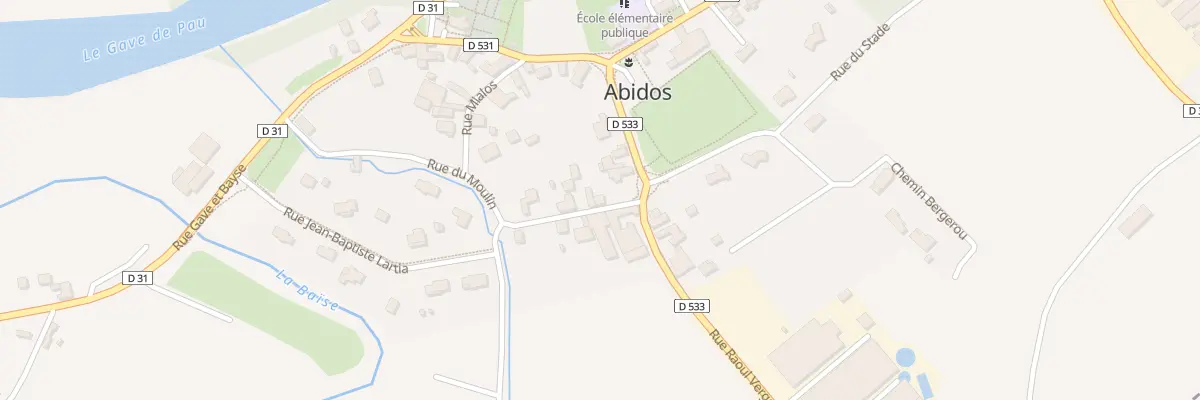 Plan du 5284 Rue Raoul Vergez à Abidos