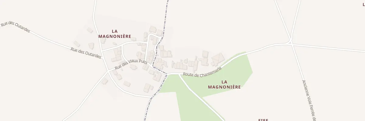 Plan du 7 Rte de Chantemerle à Landes