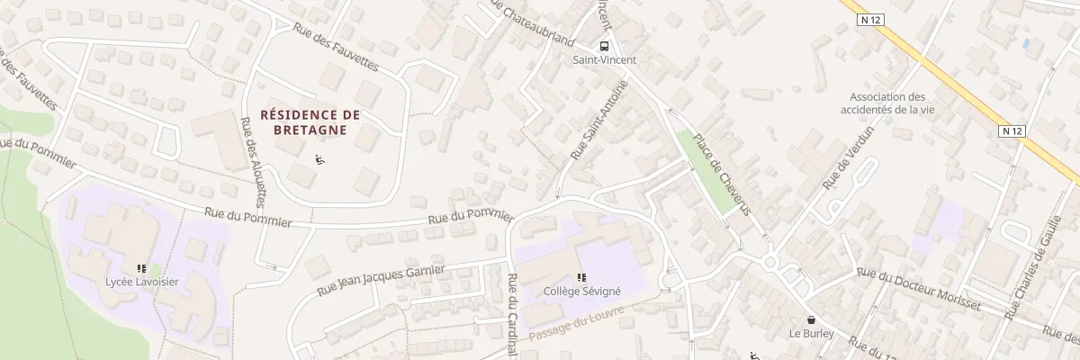 Plan du 37 Pl des Combattants d’Afn à Mayenne