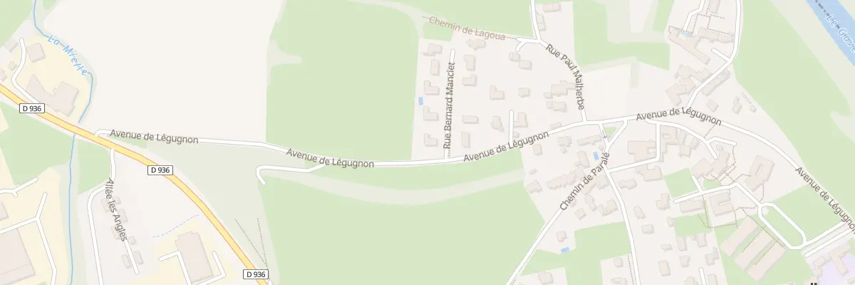 Plan du 1 Rue Bernard Manciet à Oloron-Sainte-Marie
