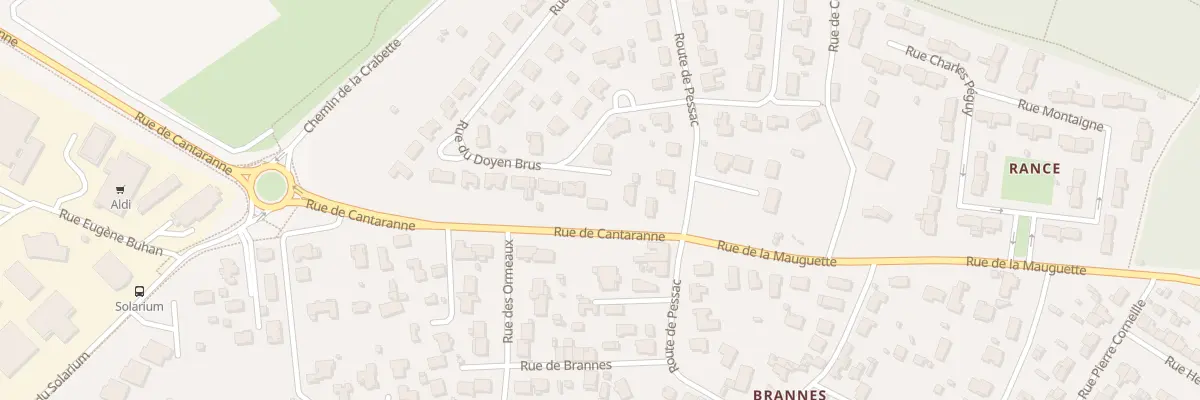 Plan du 10 Rue du Doyen Brus à Gradignan