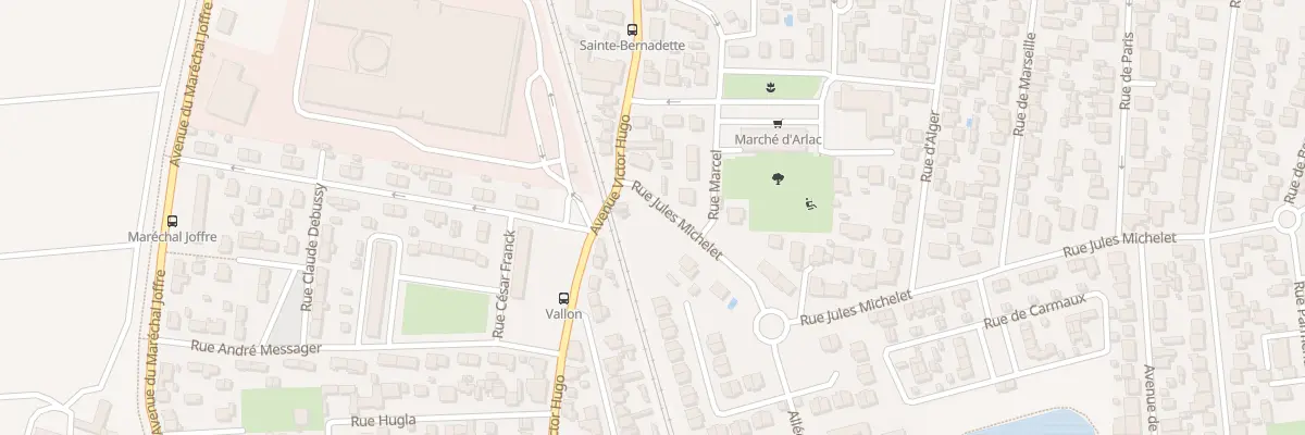 Plan du 24 All Bienvenu et Jean Sala à Mérignac