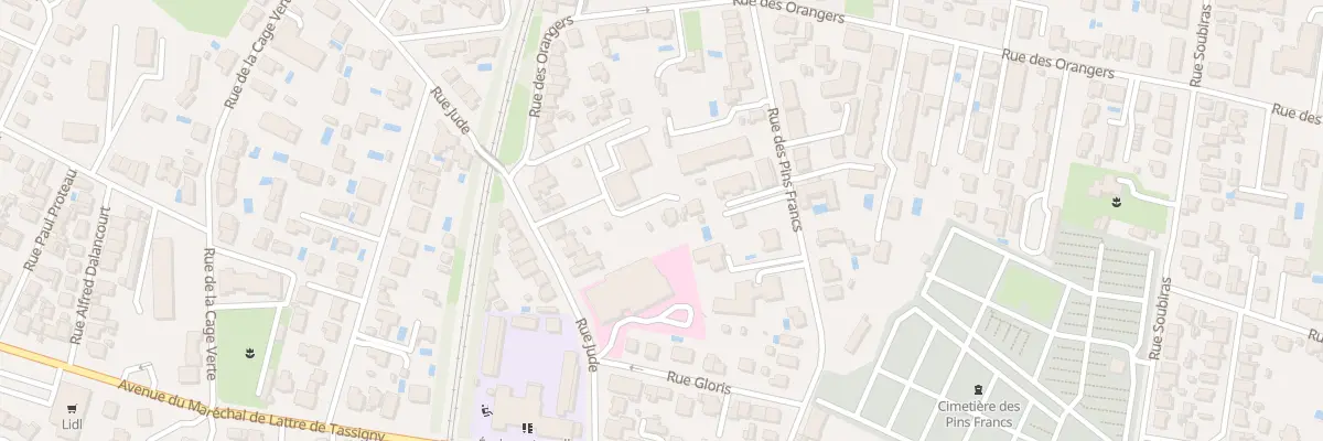 Plan du 35 Rue Jude à Bordeaux
