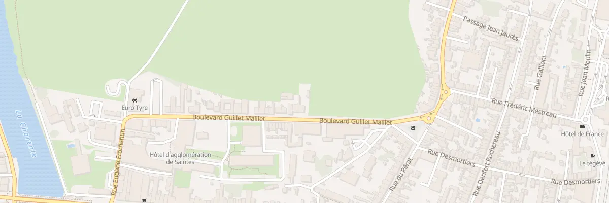 Plan du 51 Bd Guillet Maillet à Saintes