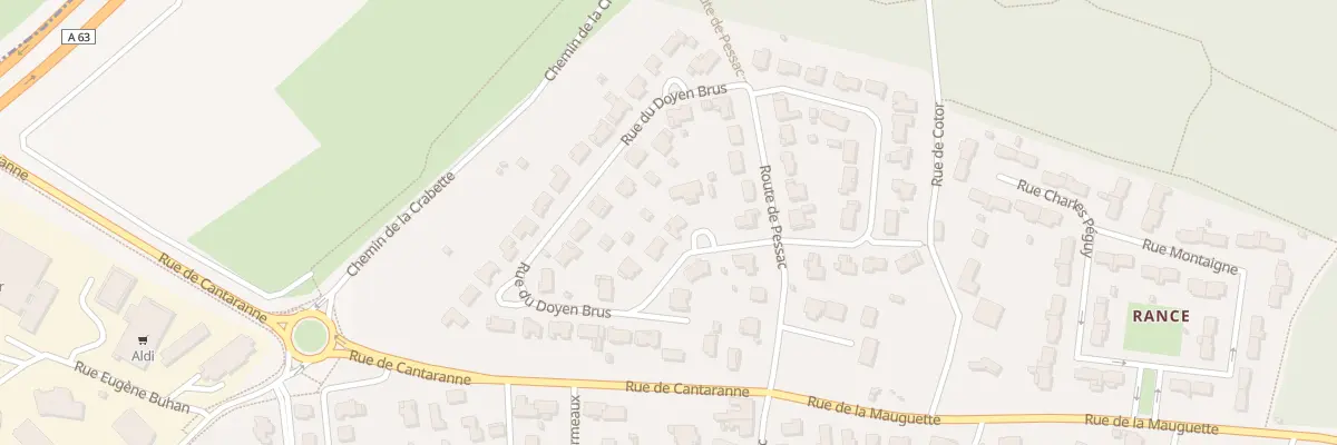 Plan du 5 Rue du Doyen Brus à Gradignan