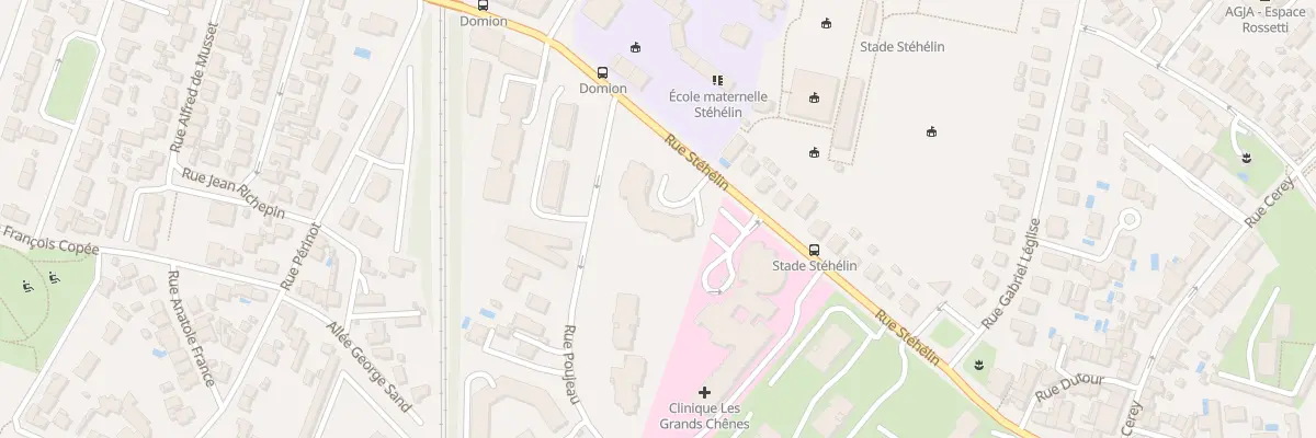 Plan du 66 Rue Stéhélin à Bordeaux