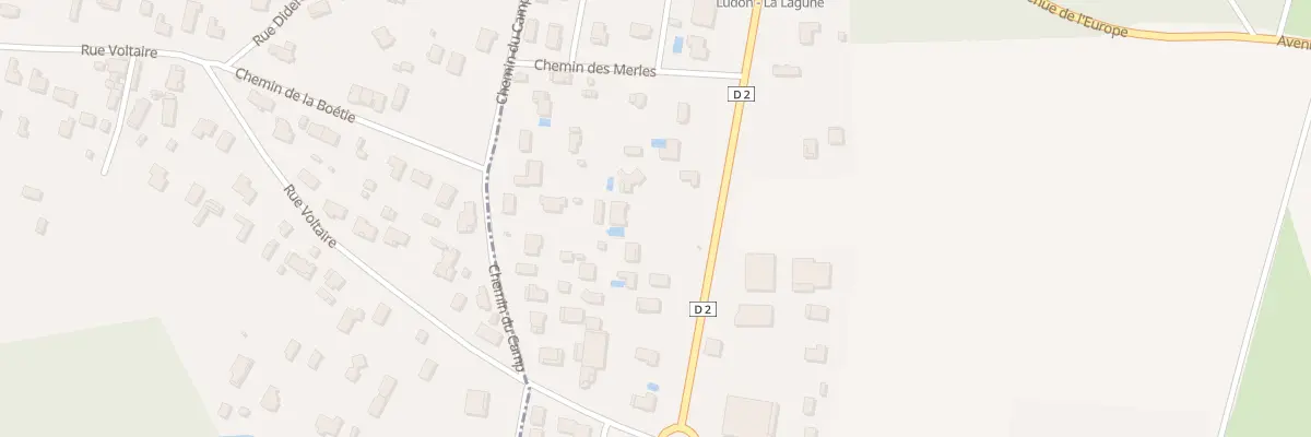 Plan du 14B Rte de Pauillac à Ludon-Médoc