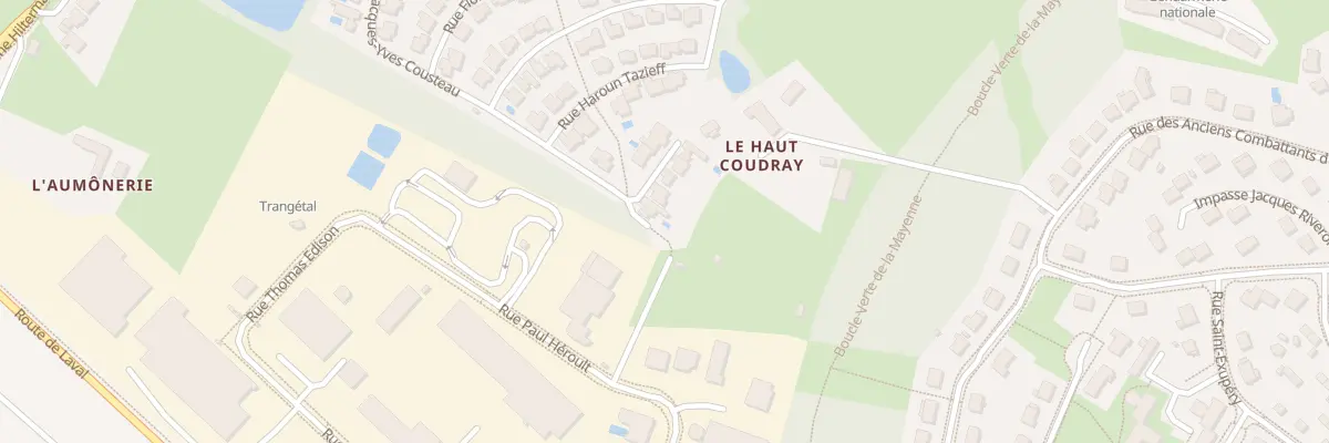 Plan du 2 All Dian Fossey à Montreuil-Juigné