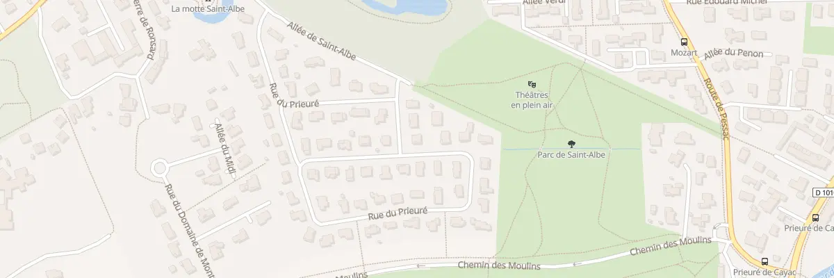Plan du 24 Rue de Prieure à Gradignan