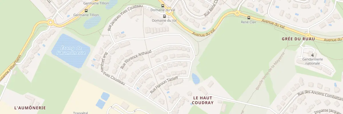 Plan du 15 Rue Haroun Tazieff à Montreuil-Juigné