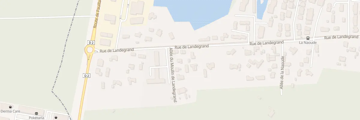 Plan du 1 All du Moulin de Landegrand à Parempuyre