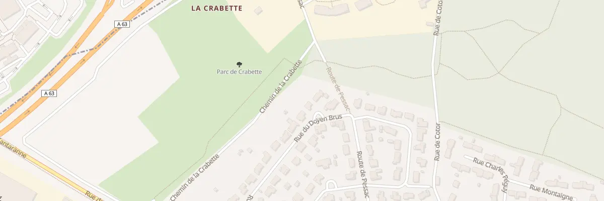 Plan du 46 Rue du Doyen Brus à Gradignan