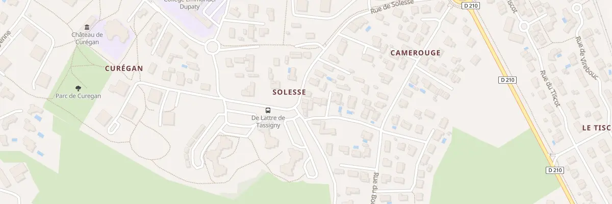 Plan du 3 Rue de Solesse à Blanquefort