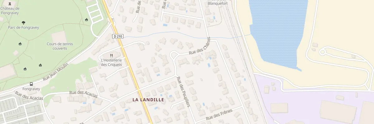Plan du 10 Rue des Chênes à Blanquefort