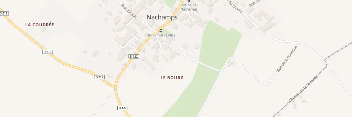 Plan du 6 Rue de la Fontaine à Nachamps