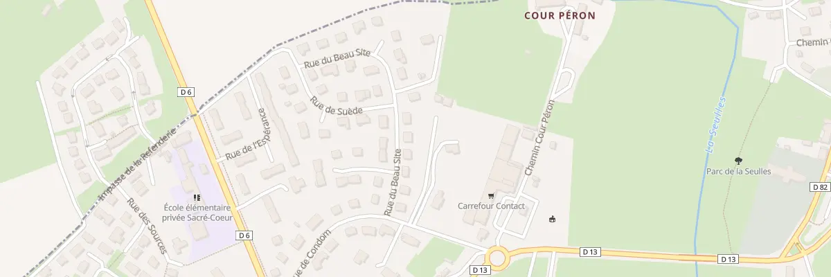 Plan du 8 Rue du Beau Site à Tilly-sur-Seulles
