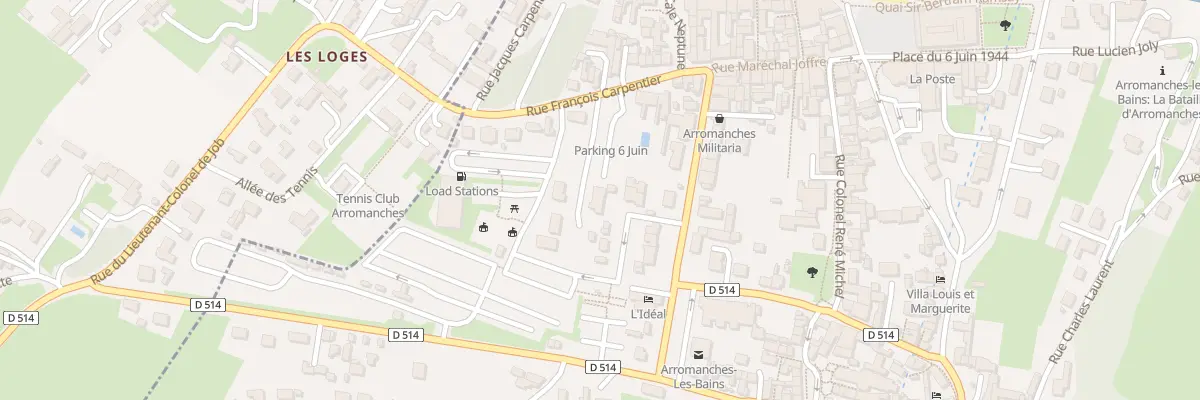 Plan du 13 Rue François Carpentier à Arromanches-les-Bains
