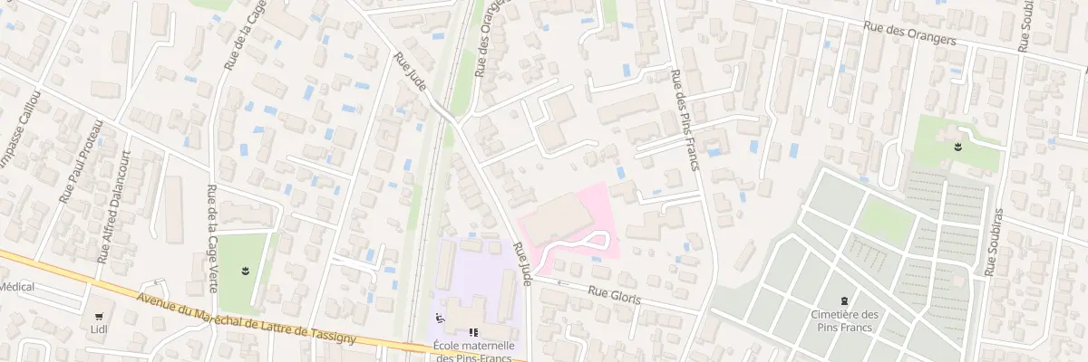 Plan du 29 Rue Jude à Bordeaux