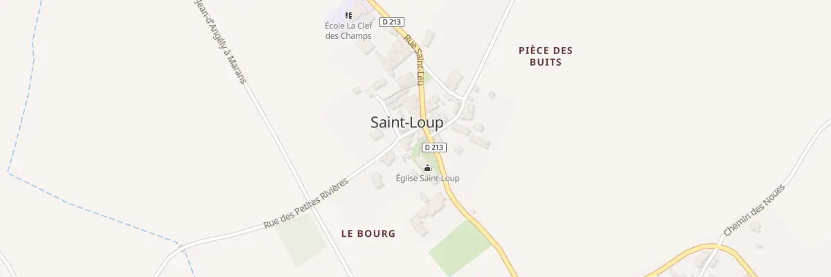 Plan du 1 Rue des Petites Rivieres à Saint-Loup