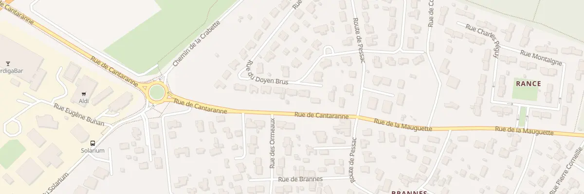 Plan du 14 Rue du Doyen Brus à Gradignan